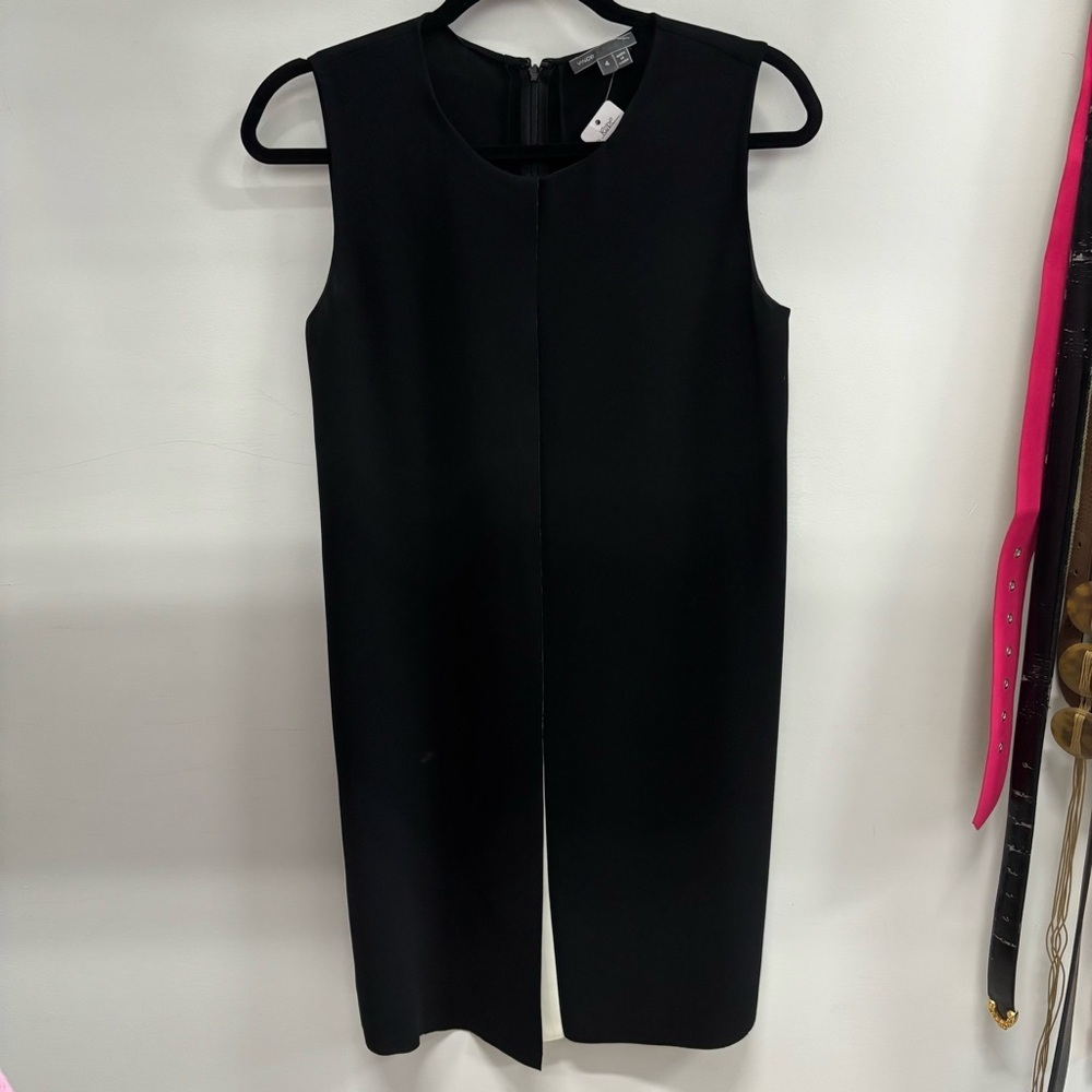 Vince Classic Black Midi Dress